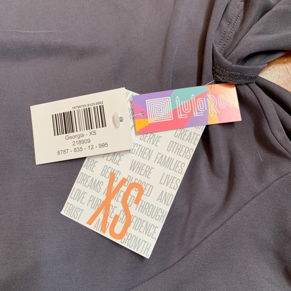 New! Lularoe Georgia Dress- It’s grey! - Picture 3 of 3
